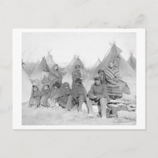 Carte Postale Membres survivants de Big Foot's Band (Devant)