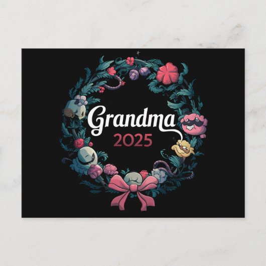 Carte Postale Mémé 2025 Pour Nouveau Cadeau De Grand-mère (Devant)