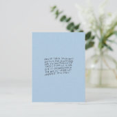 Carte Postale Même dans ces eaux stagnantes (Debout devant)