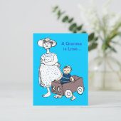 Carte Postale Mémé est l'amour (Debout devant)