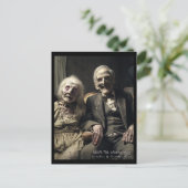 Carte Postale Mémé et Papi Pizzi (Debout devant)