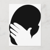 Carte Postale Mème Facepalm (Devant)