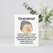 Carte Postale Mémé Grand-mère (Debout devant)