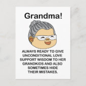 Carte Postale Mémé Grand-mère (Devant)