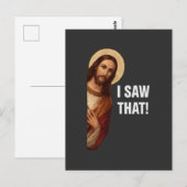 Carte Postale Mème Jésus que j'ai vu (Devant / Derrière)