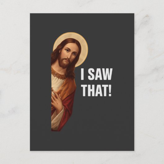 Carte Postale Mème Jésus que j'ai vu (Devant)