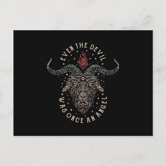Carte Postale Même le diable était une fois un ange (Devant)