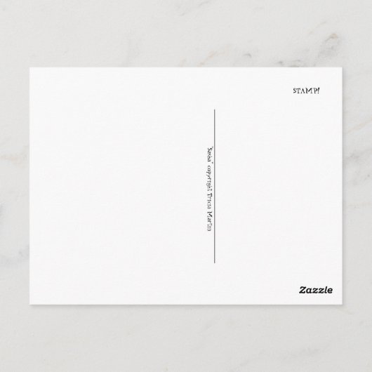 Carte postale "Même les zombies aiment danser" (Dos)