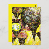 Carte Postale Même plus grande idée de couleur (Devant / Derrière)