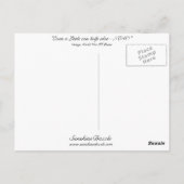 Carte Postale Même un petit peu peut aider maintenant (Dos)