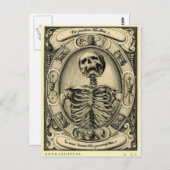 Carte Postale Memento Mori (Devant / Derrière)