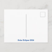 Carte Postale Méménto solaire Eclipse (Dos)