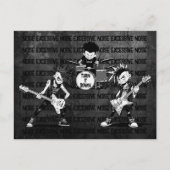 Carte Postale Memo de voisin amical plainte de bruit excessif (Devant)