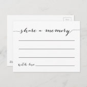 Carte Postale Mémoire (Devant / Derrière)