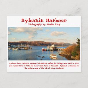 Carte Postale mémoire 2 078, Port de Kyleakin, Photographie par