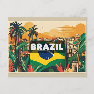 Carte Postale Mémoire de vacances au Brésil