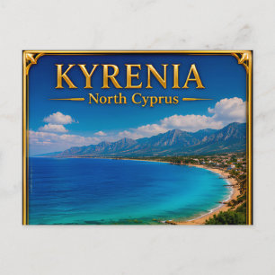Carte Postale Mémoire de voyage sur la côte de Chypre nord de Ky
