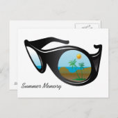 Carte Postale mémoire estivale (Devant / Derrière)
