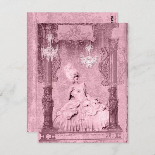 Carte Postale Mémoire immortelle de l'incomparable (Devant / Derrière)