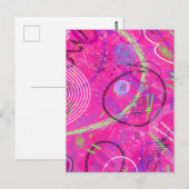 Carte Postale Mémoires d'enfance Art abstrait (Devant / Derrière)