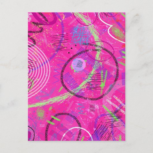 Carte Postale Mémoires d'enfance Art abstrait (Devant)