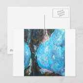 Carte Postale Mémoires lointaines (symbolisme abstrait) (Devant / Derrière)