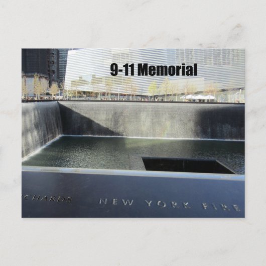 Carte Postale Mémorial 9-11 (Devant)