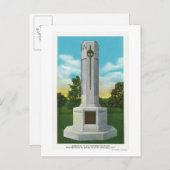 Carte Postale Mémorial à la vue du soldat inconnu (Devant / Derrière)