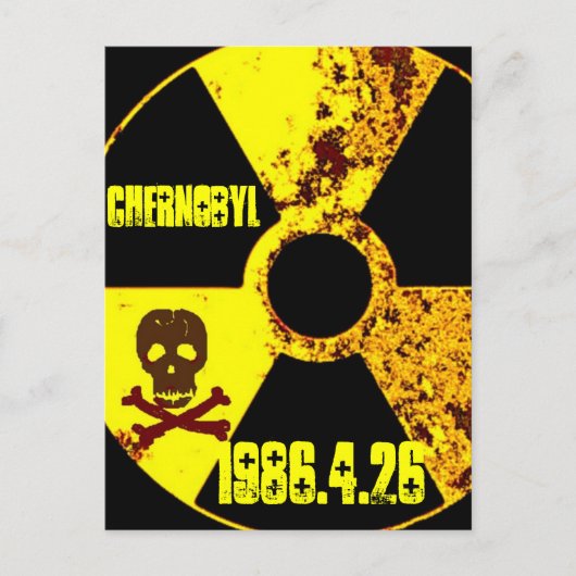 Carte Postale Mémorial anti-nucléaire de Tchernobyl (Devant)