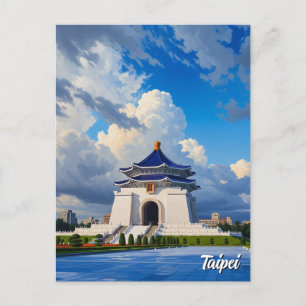Carte Postale Mémorial Chiang Kai-shek de Taipei Taïwan