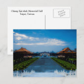 Carte Postale Mémorial de Chiang Kai-shek, Taipei, Taïwan (Devant / Derrière)
