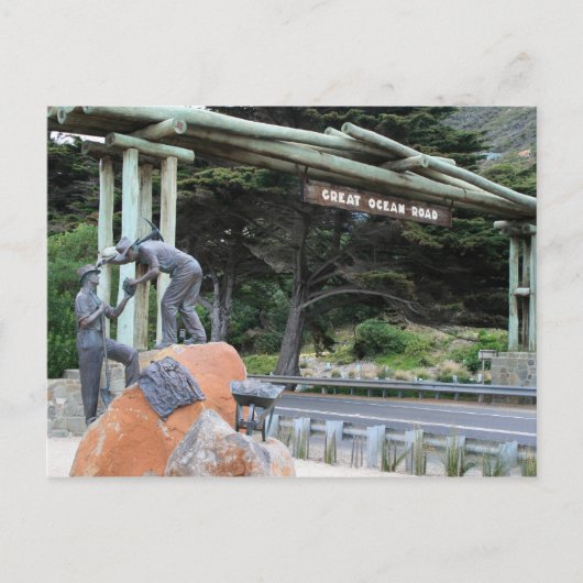 Carte Postale Mémorial de Great Ocean Road (Devant)