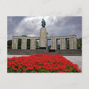Carte Postale Mémorial de guerre soviétique, Berlin, Allemagne