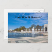 Carte Postale Mémorial de la Guerre mondiale (Devant / Derrière)