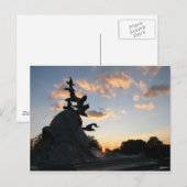 Carte Postale Mémorial de la marine marchande à Washington DC (Devant / Derrière)