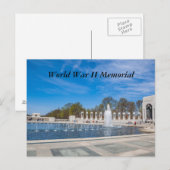 Carte Postale Mémorial de la Seconde Guerre mondiale (Devant / Derrière)