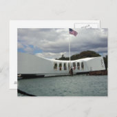 Carte Postale Mémorial de l'Arizona (Devant / Derrière)