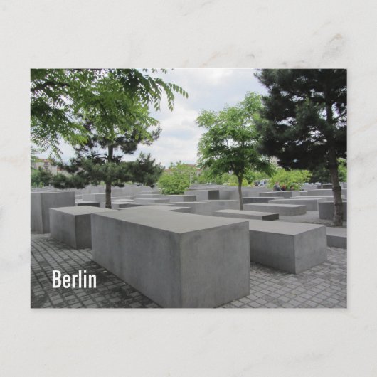 Carte Postale Mémorial de l'Holocauste de Berlin (Devant)