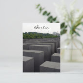 Carte Postale Mémorial de l'Holocauste de Berlin (Debout devant)