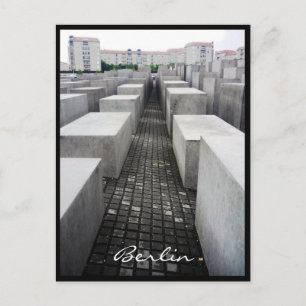 Carte Postale mémorial de l'holocauste de berlin bordure
