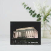 Carte Postale Mémorial de Lincoln (Debout devant)