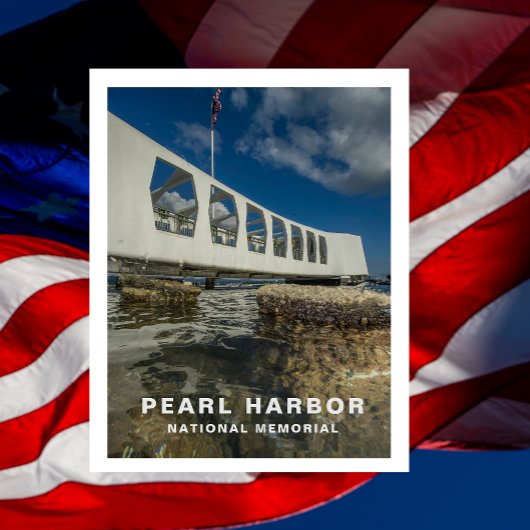Carte Postale Mémorial de l'USS Arizona, Pearl Harbor, Hawaï