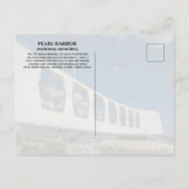 Carte Postale Mémorial de l'USS Arizona, Pearl Harbor, Hawaï (Dos)