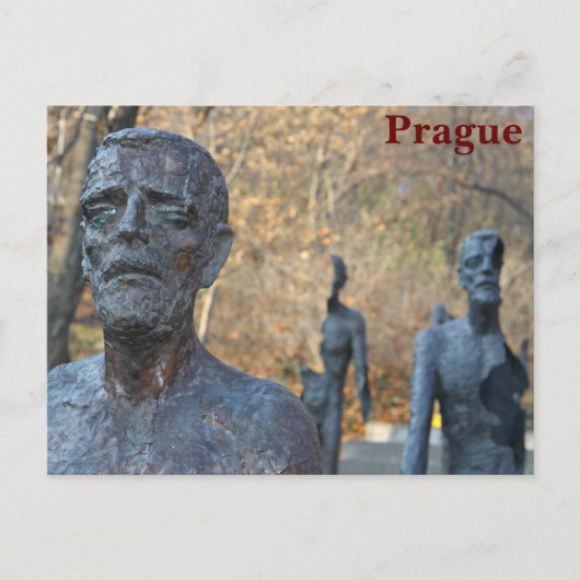 Carte Postale mémorial de Prague (Devant)