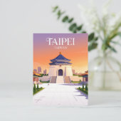 Carte Postale Mémorial de Tchang Kaï-chek Taïwan (Debout devant)