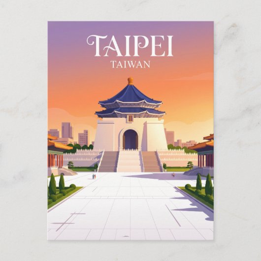 Carte Postale Mémorial de Tchang Kaï-chek Taïwan (Devant)