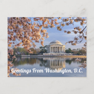 Carte Postale Mémorial de Washington D.C. Jefferson
