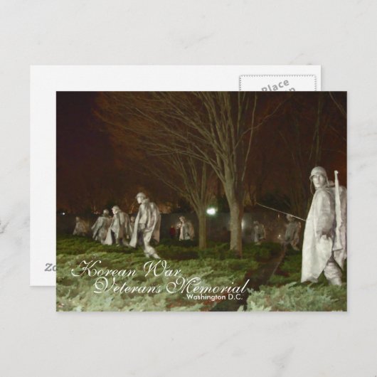 Carte Postale Mémorial des anciens combattants de la guerre de C (Devant / Derrière)