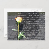 Carte Postale mémorial des anciens combattants du vietnam (Devant / Derrière)