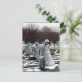 Carte Postale mémorial des soldats coréens (Debout devant)